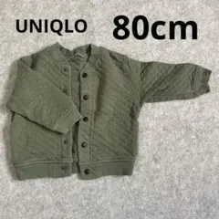 UNIQLO キルティング　カーキ　上着　春