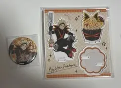 ヒロアカ カップケーキ 爆豪勝己　アクリルスタンド＆缶バッジ