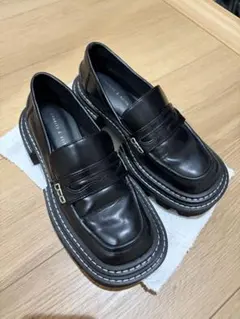 ブラックローファー厚底ソールのサムネイル