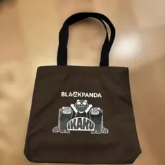 イオンブラックフライデー グラニフ コラボブラックパンダトートバッグ　ブラウン色