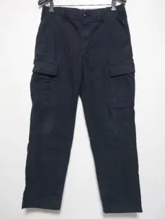 UNIQLO ブラック カーゴパンツ ミリタリー ワイドパンツ GU