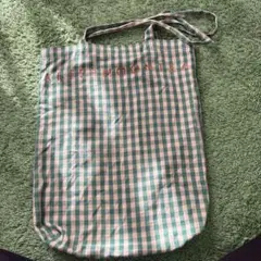 AFTERNOON TEA チェック柄トートバッグ