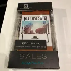 BALES 天然　木　ウッド　ケース　iPhone SE 8 7 6 ②