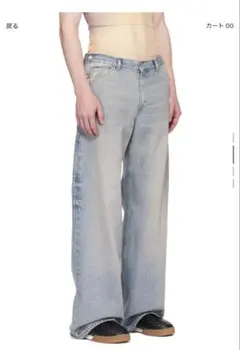 【COURREGES】Blue Sailor Buggy Jeans デニムのサムネイル