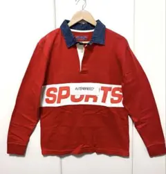 完売品激レアinterbreed 90sデザインラガーシャツ レッド