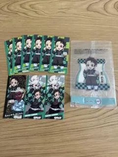 鬼滅の刃　ベビースター　キャラクター透明スタンド　ステッカーセット　竈門炭治郎