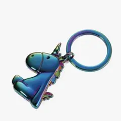 【新品】TROIKA EINHORN 虹色キーホルダー