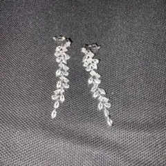 イヤリング　シルバー　ウェディング