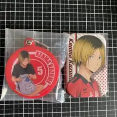 ハイキュー　狐爪研磨　缶バッチ　鏡