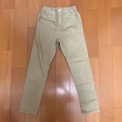 【美品】KRIFF MAYER ベージュ ロングパンツ　130cm