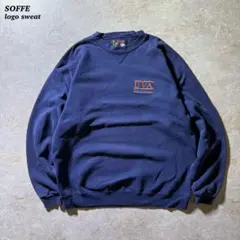 SOFFEカレッジロゴスウェット古着USA製CBOYストリート当時物90s美品