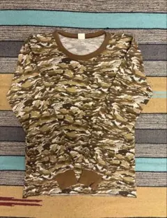 Hanes 迷彩柄 Lサイズ サーマル　archive y2k