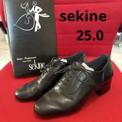 社交ダンスシューズ sekine セキネ 本革 ブラック 25.0のサムネイル