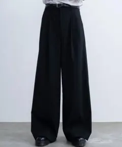 THE RERACS CUMMERBUND SLACKS ブラック 36 THE RERACS CUMMERBUND SLACKS ブラック 36 - メルカリ