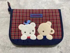 familiar ファミリア　母子手帳ケース　マタニティ　レッド　チェック柄のサムネイル