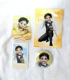 弱虫ペダル 小野田坂道 缶バッジ ポラショット ブロマイド カード AGF 中外