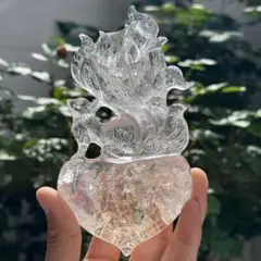 九尾狐 彫刻手玉 ハンドメイド 開運・恋愛運アップ - メルカリ