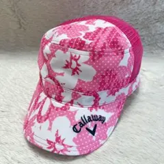 Callaway キャロウェイ ワークキャップ メッシュキャップ ハイビスカス柄のサムネイル