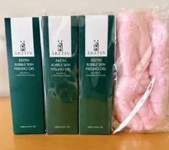 ÄRZTIN エルツティン バブルスキンピールジェル 3本セット ヘアバンド