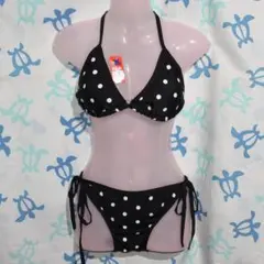 ★新品女性用水着★ドット柄★三角紐ビキニ★レディース★Ｃ３５