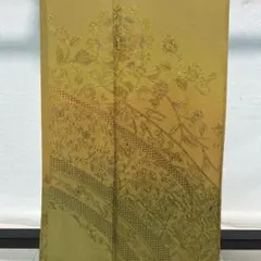 D273 訪問着　汕頭刺繍　蘇州刺繍　華文　更紗　正絹　着物　袷
