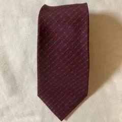 HERMES ネクタイ バーガンディ 幾何学模様