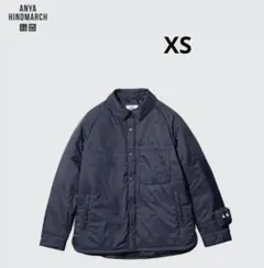 【美品】UNIQLO×アニヤハインドマーチ パフテックジャケット XS　ネイビー