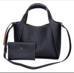 ステラマッカートニー ブラック　トートバッグ ポーチ付き