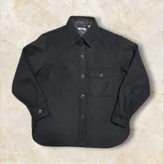 ユニクロU UNIQLO U フリースシャツジャケット ブラック 黒 Lサイズ