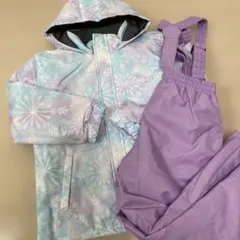 スキーウェア　上下　女の子　150 パステル　パープル