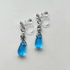 チェコガラスのイヤリング