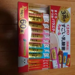 CIAO すごい乳酸菌ちゅ〜る まぐろ・かつおバラエティ 60本のサムネイル