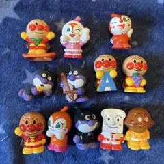 アンパンマン 指人形 ソフビ フィギュア 12体セット