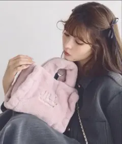 JILL by JILL STUART フラッフィートートバッグ