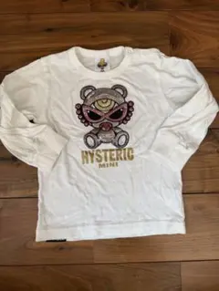 ヒスミニ　汚れあり　Tシャツ　テディ　スパンコール　90