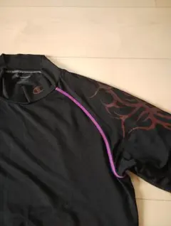 Champion モックネック スポーツシャツ ブラック　チャンピオン　Мサイズのサムネイル