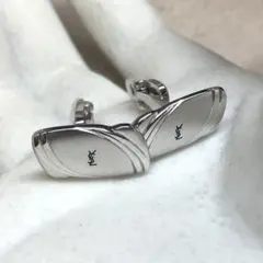 Yves Saint Laurent YSL カフスボタン SV925 銀製