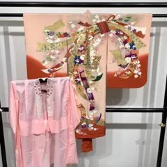 子供着物 半襦袢セット 水色 羽子板と組紐 七五三 3歳 CK-7018 - メルカリ