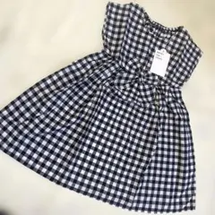 新品未使用apres les cours ノースリーブ ギンガムチェック 110のサムネイル