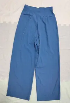 最終値下げ❗FTY ワンタックワイドパンツ カラーパンツ 速乾 ブルー 36