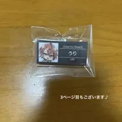 カラフルピーチ　からぴち　うり　ぱらぴち　お名前バッジ　クリアカードコレクション