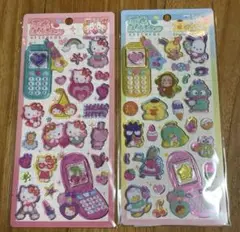クラックス サンリオ キティ はぴだんぶい 平成ハッピーフォン シールセット