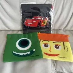 ディズニー・ピクサー ミニ巾着袋セット