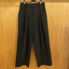 ユニクロ　ブラッシュドジャージータックワイドパンツ　コントワー・デ・コトニエ