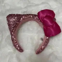 キティ カチューシャ ピンクスパンコール