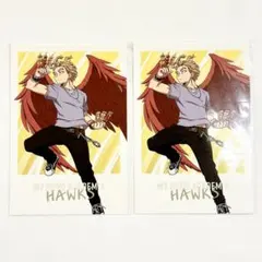 僕のヒーローアカデミア ホークス ポストカード サマー 夏 焼き鳥 2点