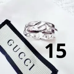 【最終値下げ】GUCCI ノット インフィニティリング 10号 研磨済】GUCCI インフィニティ ノット リング 指輪 10号 シルバー