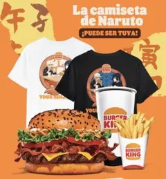 バーガーキング　ナルト　Tシャツ　新品未使用品 Lサイズ