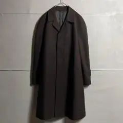 ヴィンテージ 70s ステンカラーコート ロングコート ブラウン ビンテージ