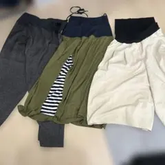 マタニティ　ボトムス　3点